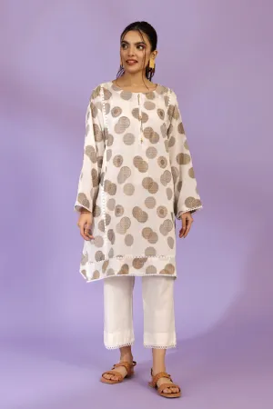 1 PC Stitched | Basic Jacquard Shirt