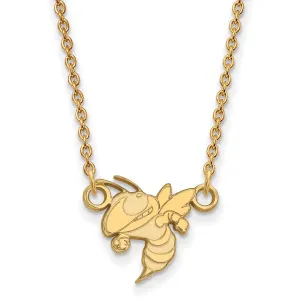 10k Gold Georgia Tech Small Pendant Necklace