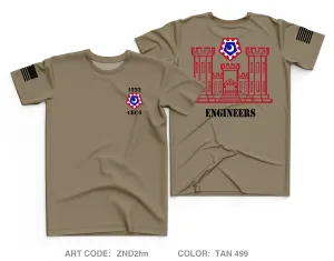1222 Combat Engineer Company- Infantry Core Men's SS Performance Tee - ZND2fm