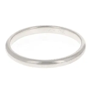 14k Yellow or White Gold Comfort Fit Plain Wedding Band Ring Sizes 5-13