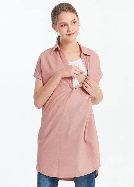 191022D2 Cool Quick Drying Maternity and Nursing Polo