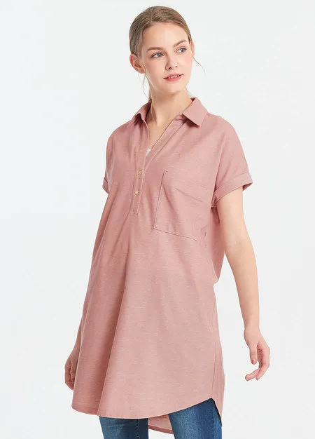 191022D2 Cool Quick Drying Maternity and Nursing Polo