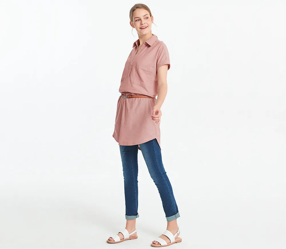 191022D2 Cool Quick Drying Maternity and Nursing Polo