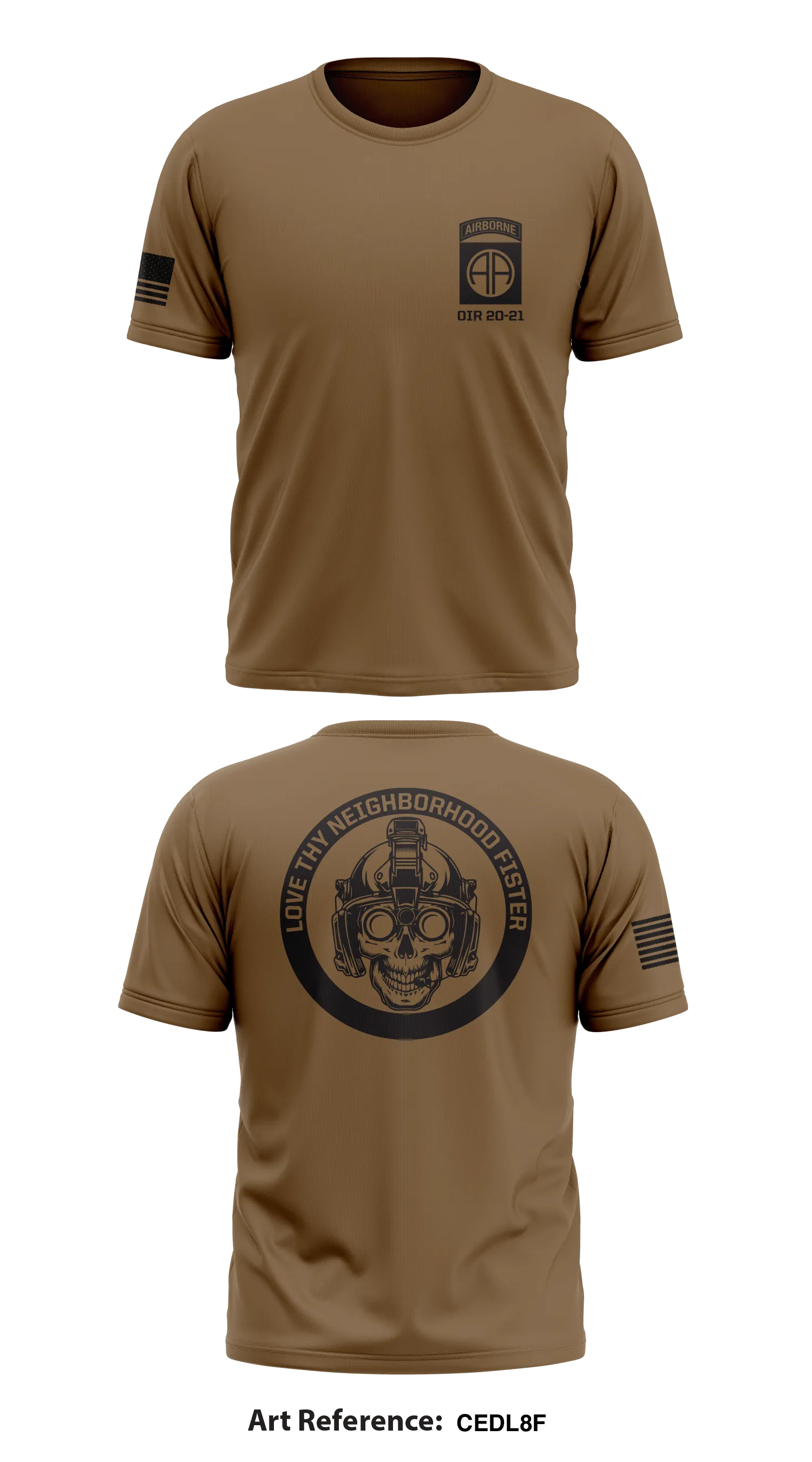 2-319th AFAR Store 1 Core Men's SS Performance Tee - cedL8f