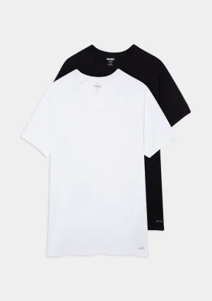 2 Pack V Neck Basic T-Shirt