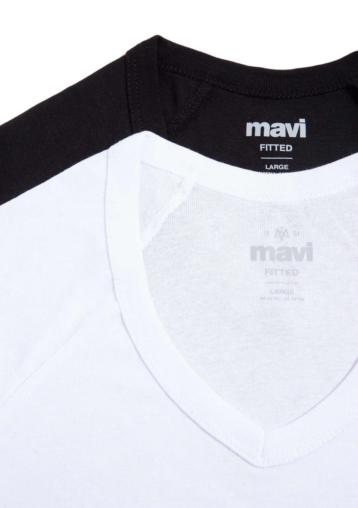 2 Pack V Neck Basic T-Shirt
