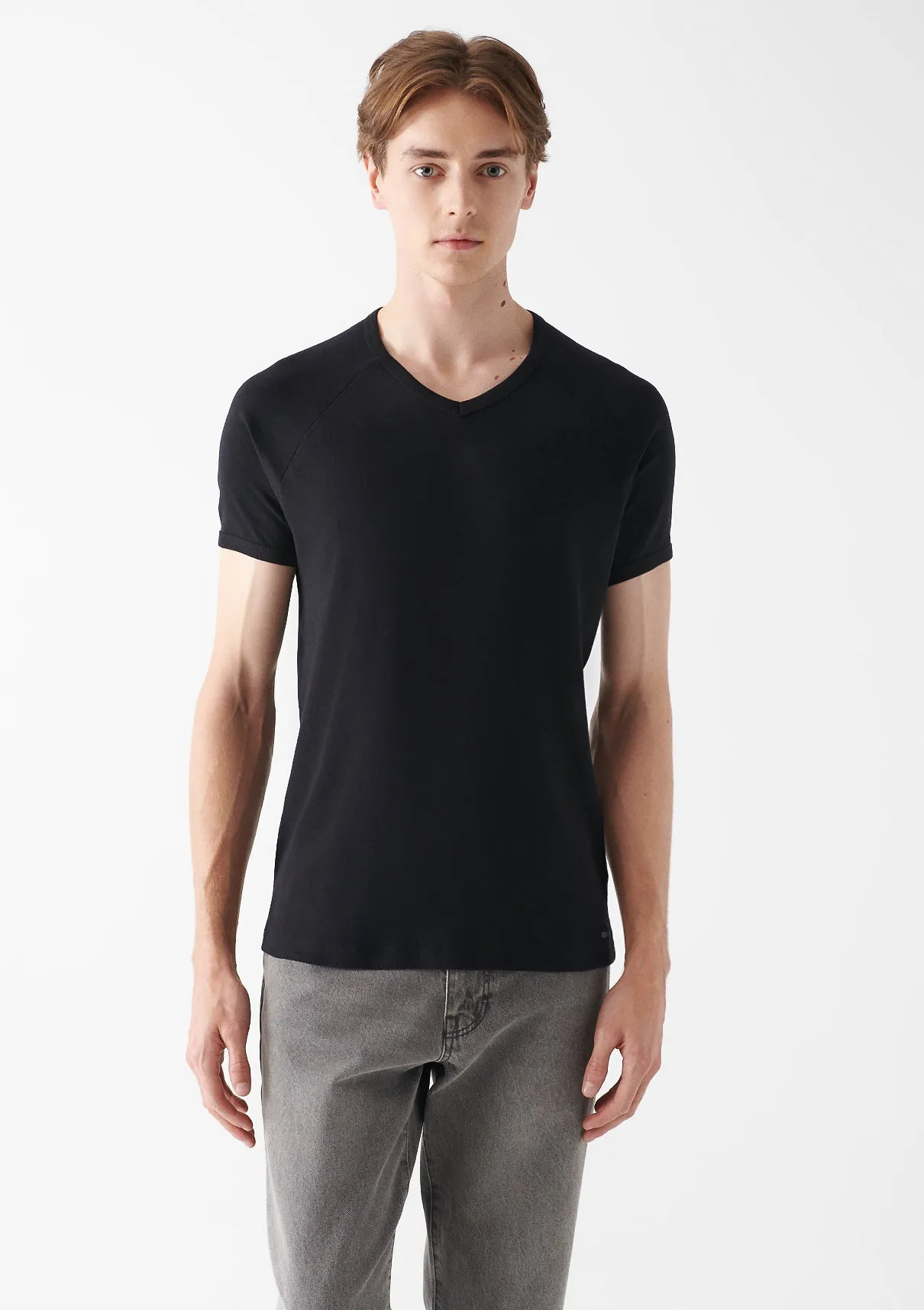 2 Pack V Neck Basic T-Shirt