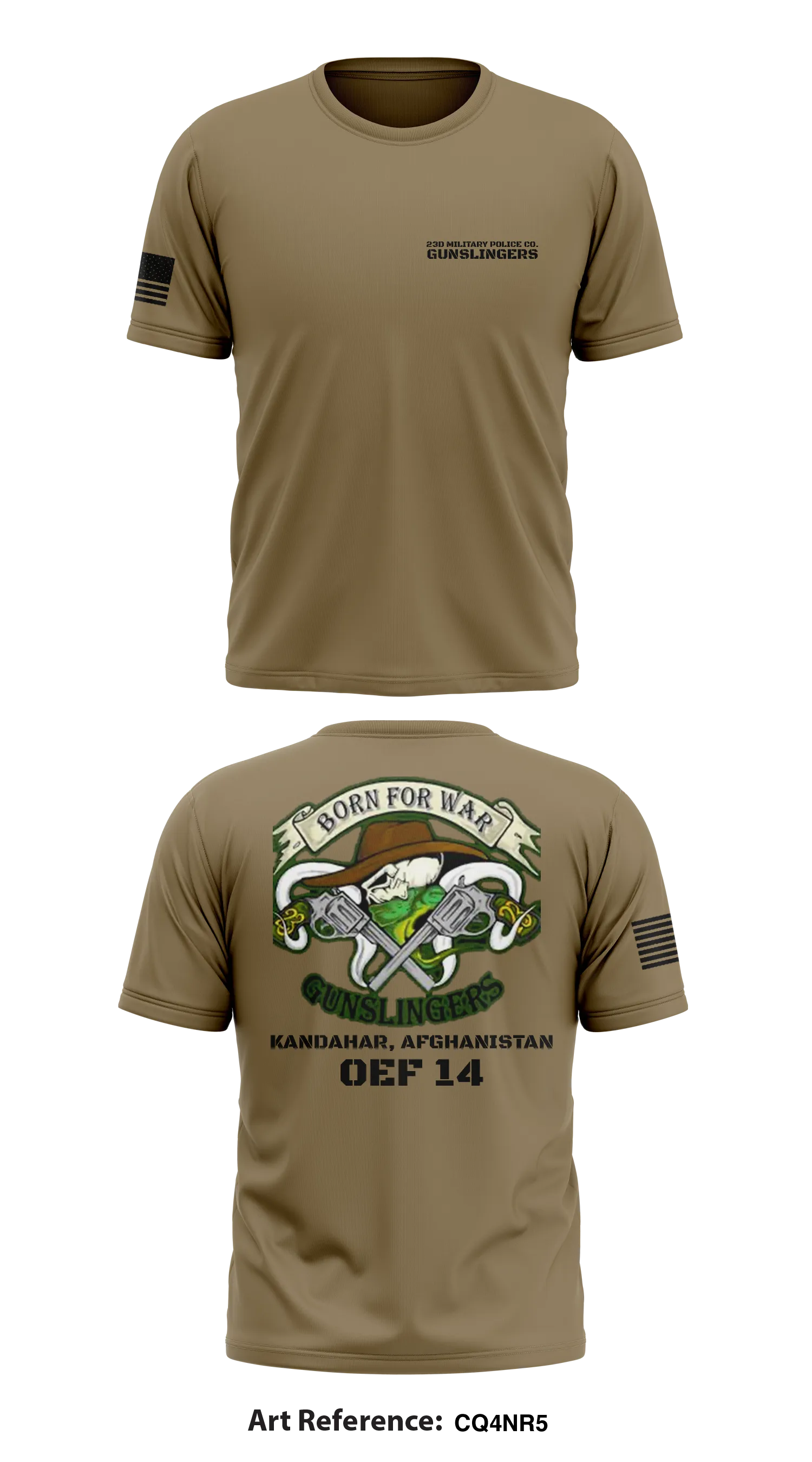 23D Military Police Co. Gunslingers Store 1 Core Men's SS Performance Tee - cq4nr5