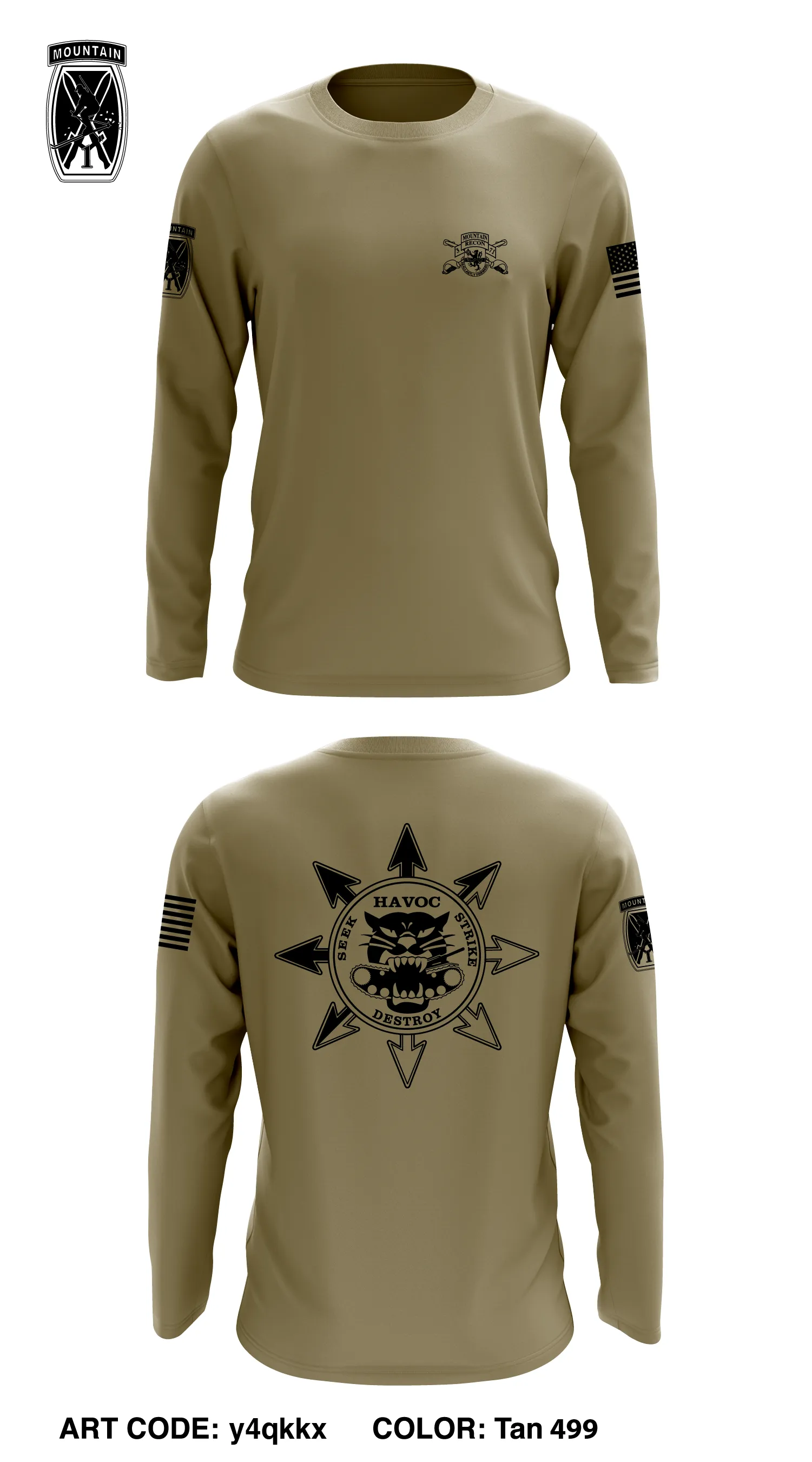 3-71 CAV HHT Store 1 Core Men's LS Performance Tee - y4qkkx