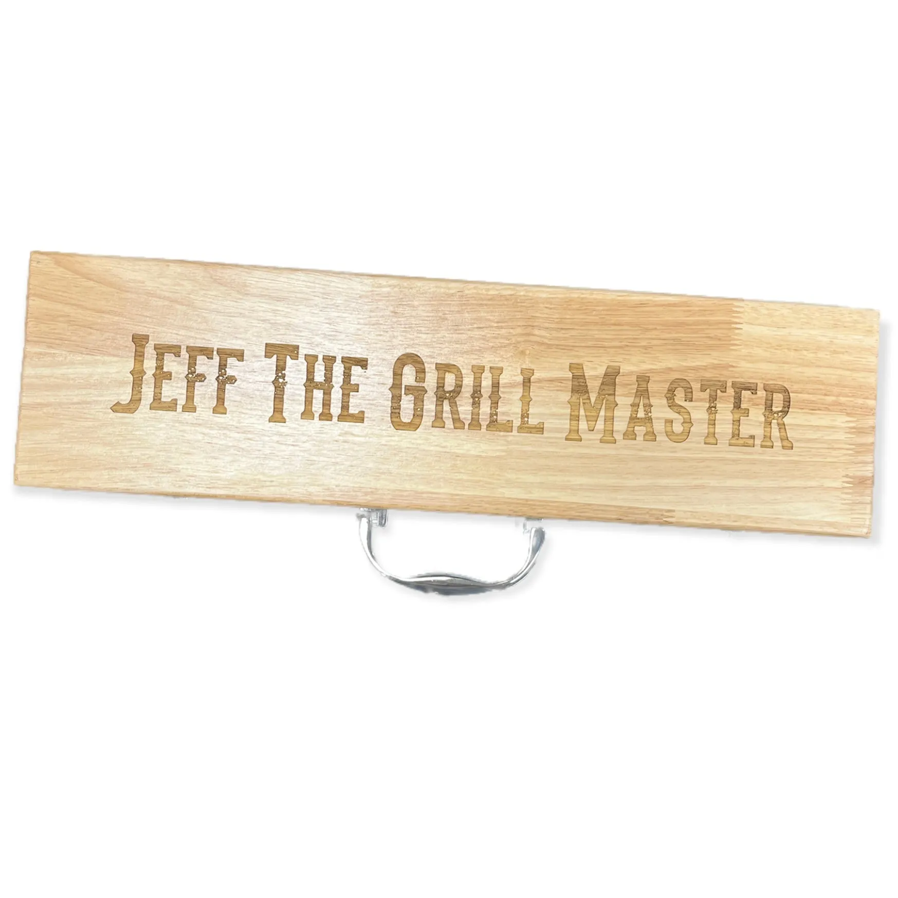 3 Piece BBQ Grill Set w/ Oak Wood Case