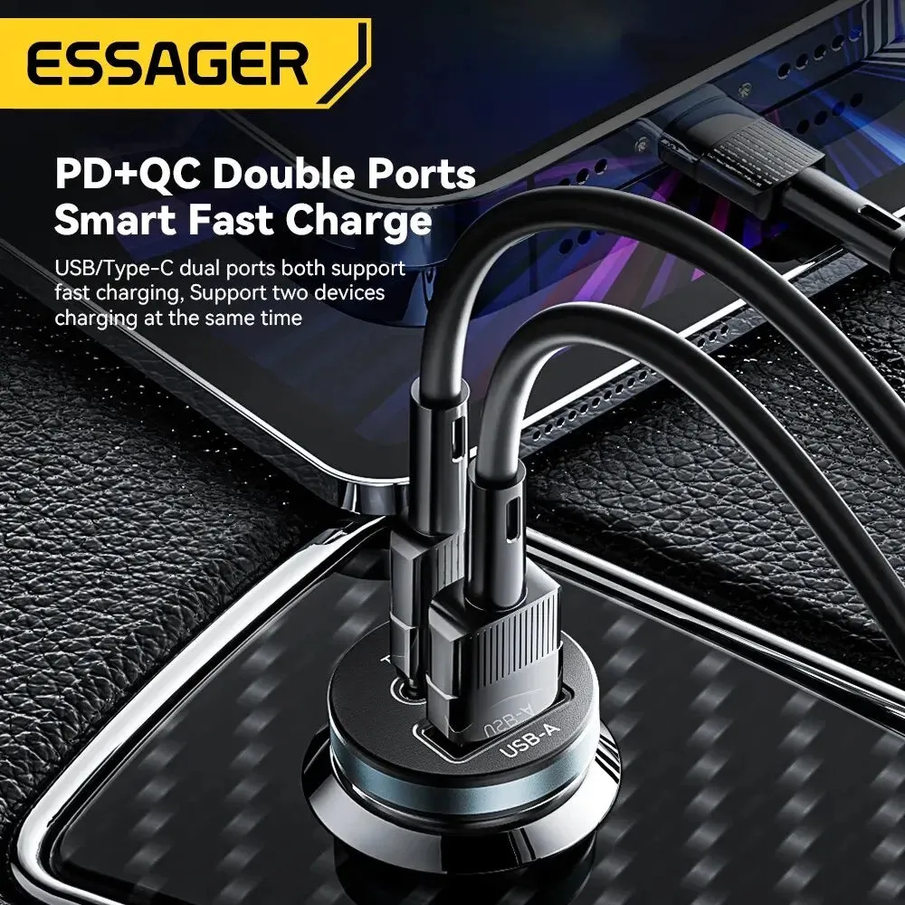 30W USB C Car Charger - Type C PD QC 3.0/SCP 5A Fast Charging