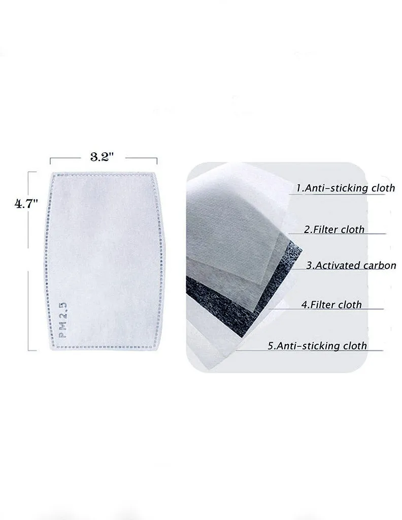 4 Layer Cotton Face Mask Pastel