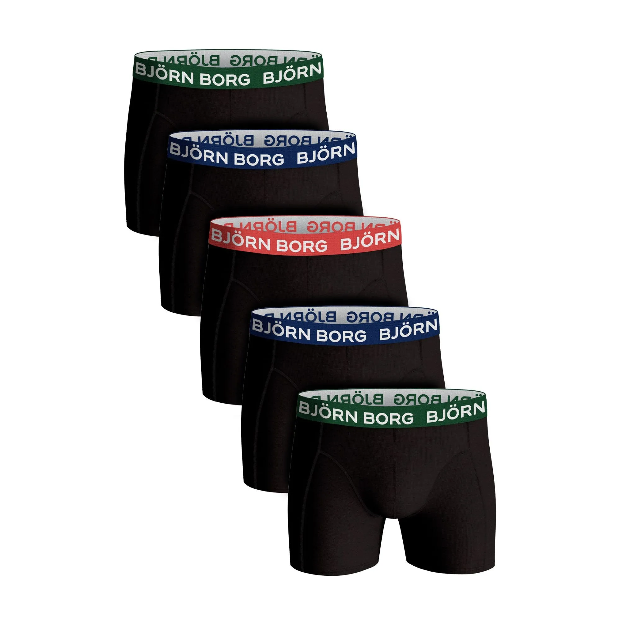 5 Pack Mens Breathable Cotton Boxer Shorts (Designer)