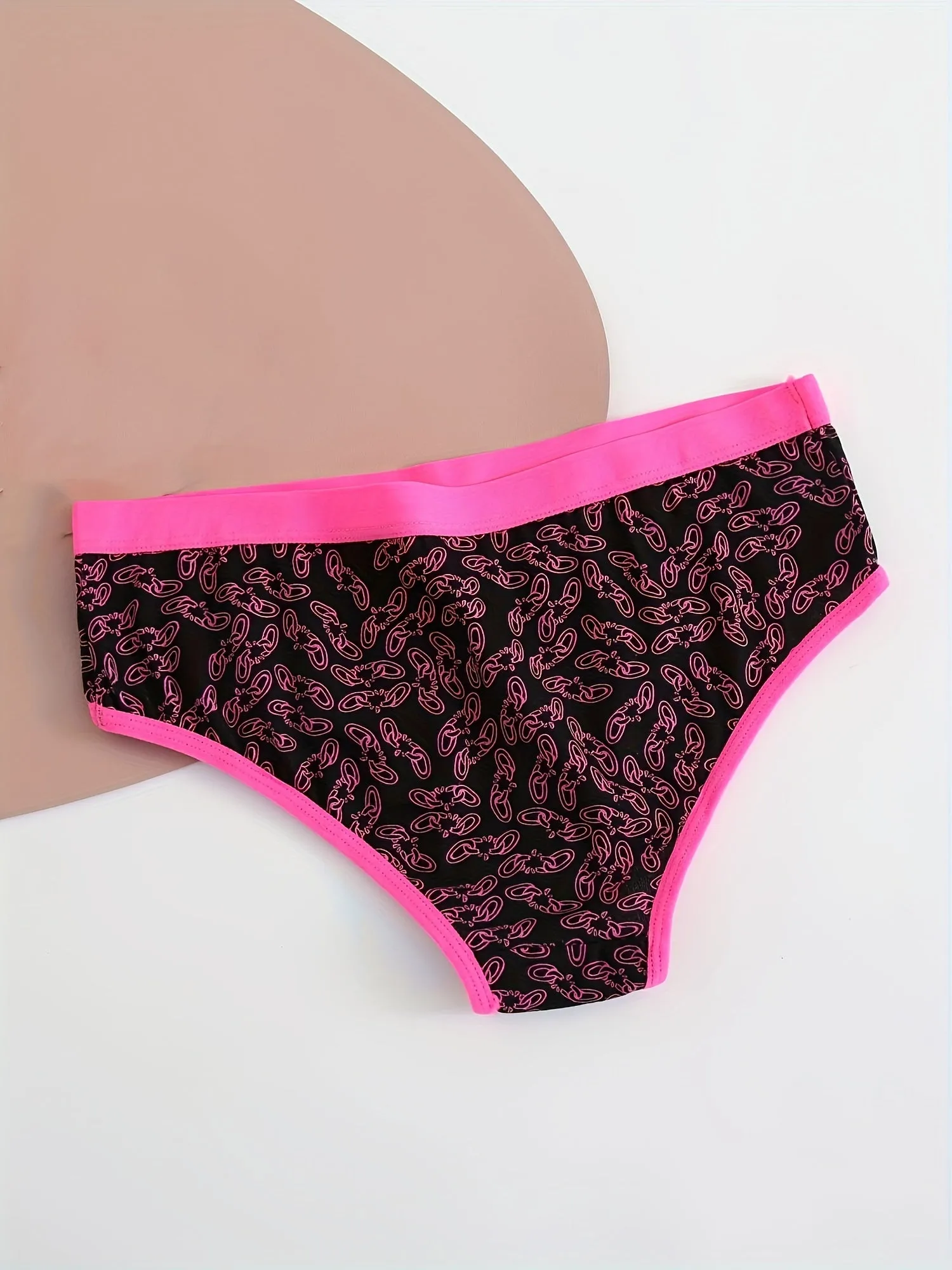 9-Piece Gothic Skull Womens Low-Waist Seamless Briefs - Soft, Breathable Sports Lingerie