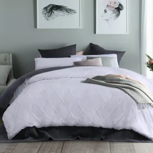 Accessorize Chloe White Poly Cotton Chloe Quilt Cover Sets
