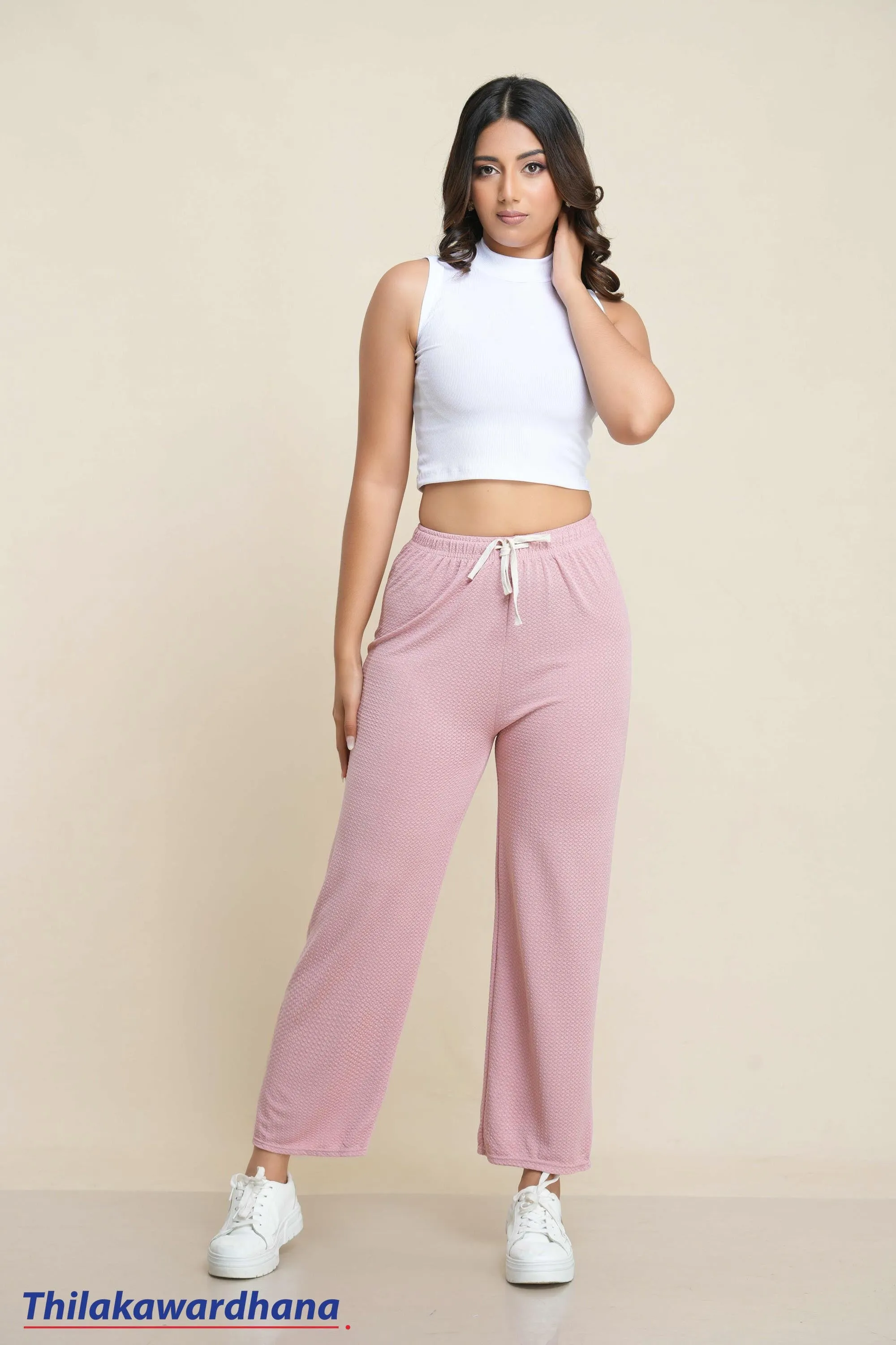 Akasi Pink Relaxed Fit Jogger Pant