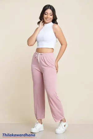 Akasi Pink Relaxed Fit Jogger Pant