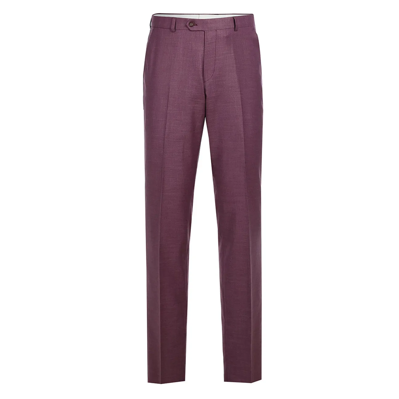 Alessandro Vitello by Renoir Berry Slim Fit Notch Lapels Solid Suit 293-16