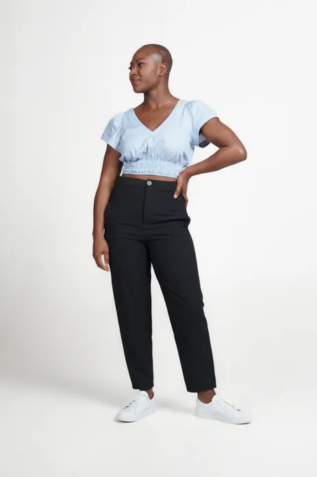 Amanda Laird Cherry Samora Top