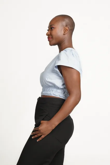 Amanda Laird Cherry Samora Top