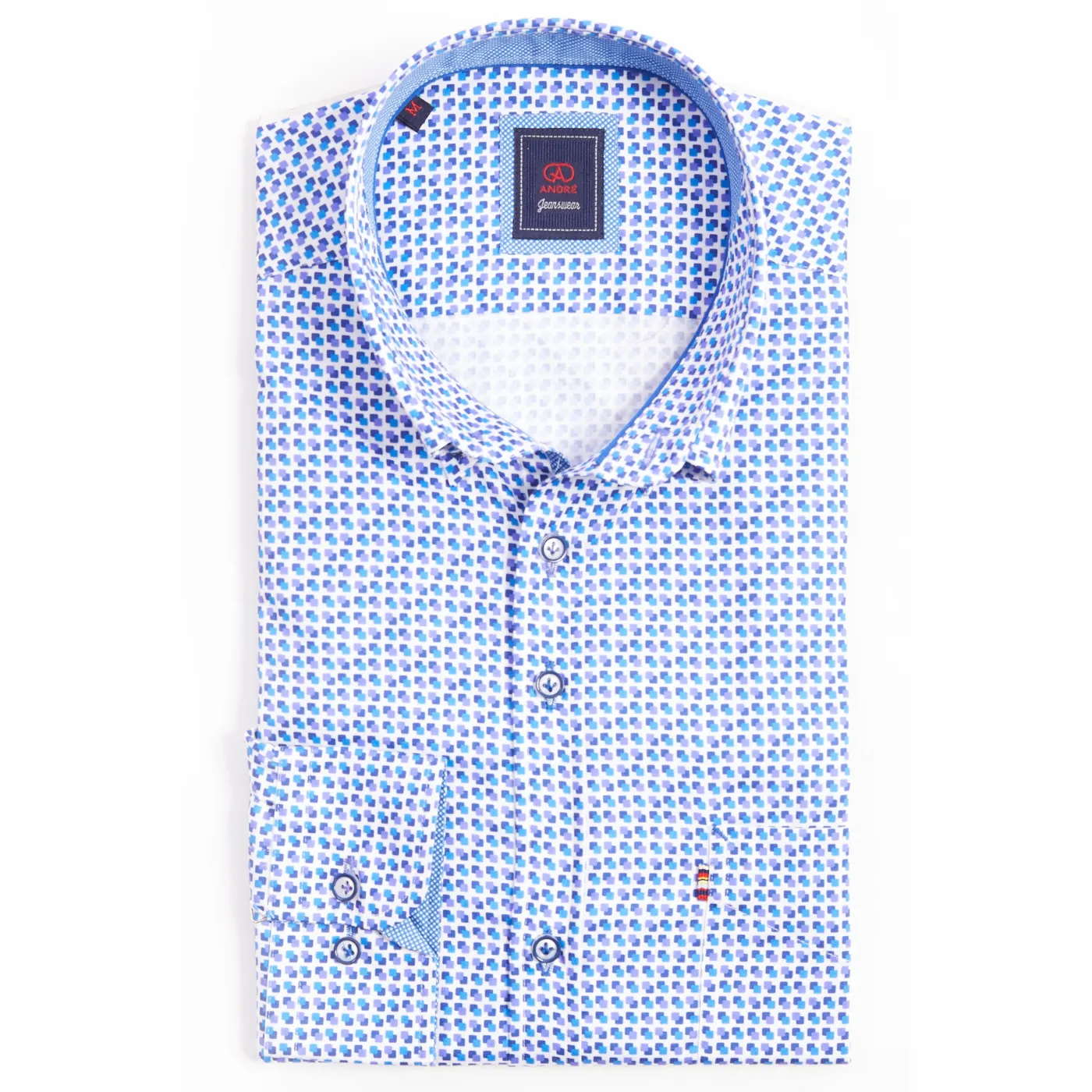 Andre Cubed Print L/S Shirt