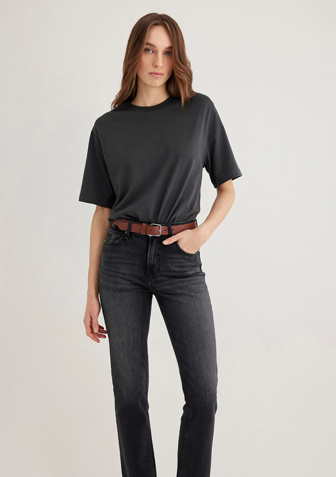 Anthracite Basic T-Shirt