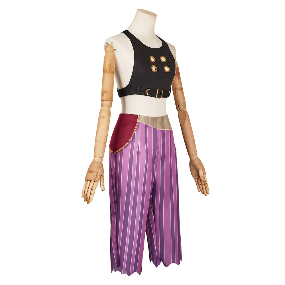 Arcane League of Legends Season 2 Jinx Cosplay Costume Female Black Outfits Halloween Carnival Suit