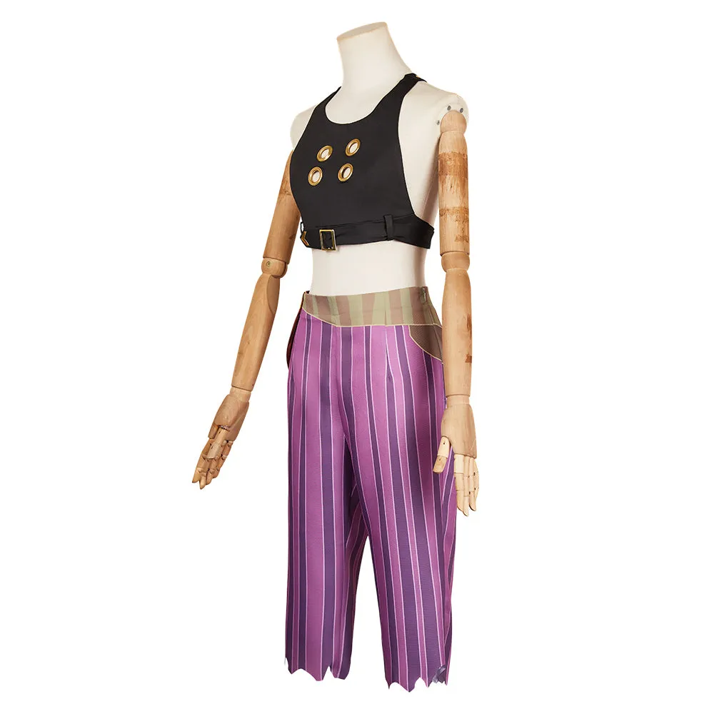 Arcane League of Legends Season 2 Jinx Cosplay Costume Female Black Outfits Halloween Carnival Suit