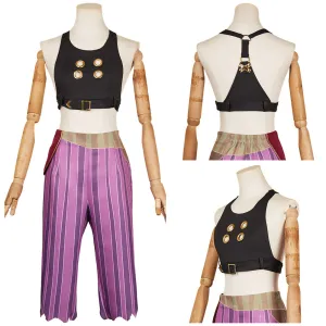 Arcane League of Legends Season 2 Jinx Cosplay Costume Female Black Outfits Halloween Carnival Suit
