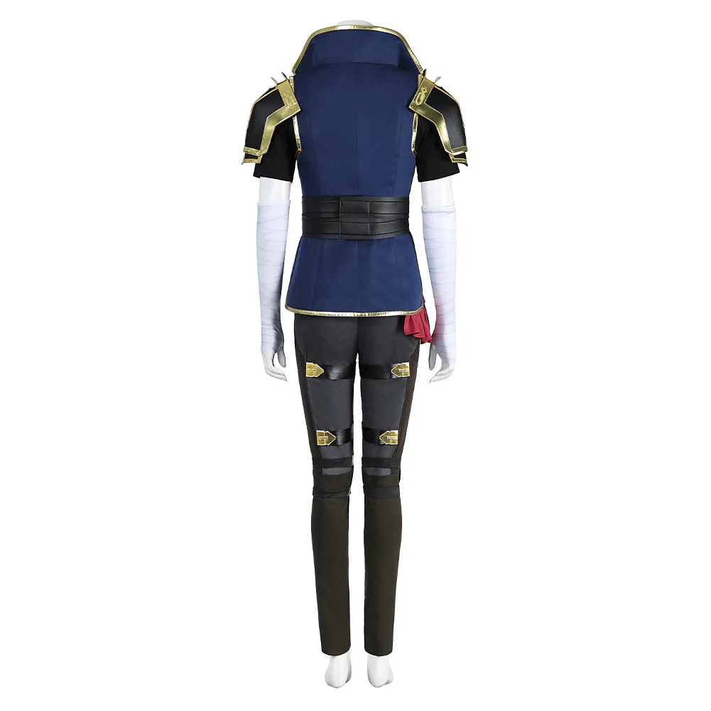 Arcane: League of Legends TV (2024) Season 2Vi Blue Officer Uniform Outfit Cosplay Costume