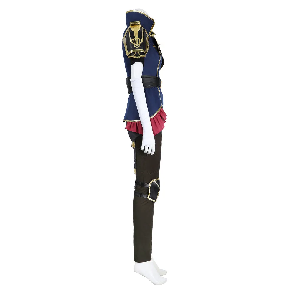 Arcane: League of Legends TV (2024) Season 2Vi Blue Officer Uniform Outfit Cosplay Costume