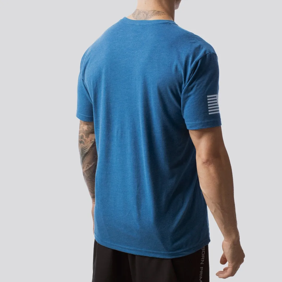 Athlete Driven T-Shirt (Heather Cool Blue)