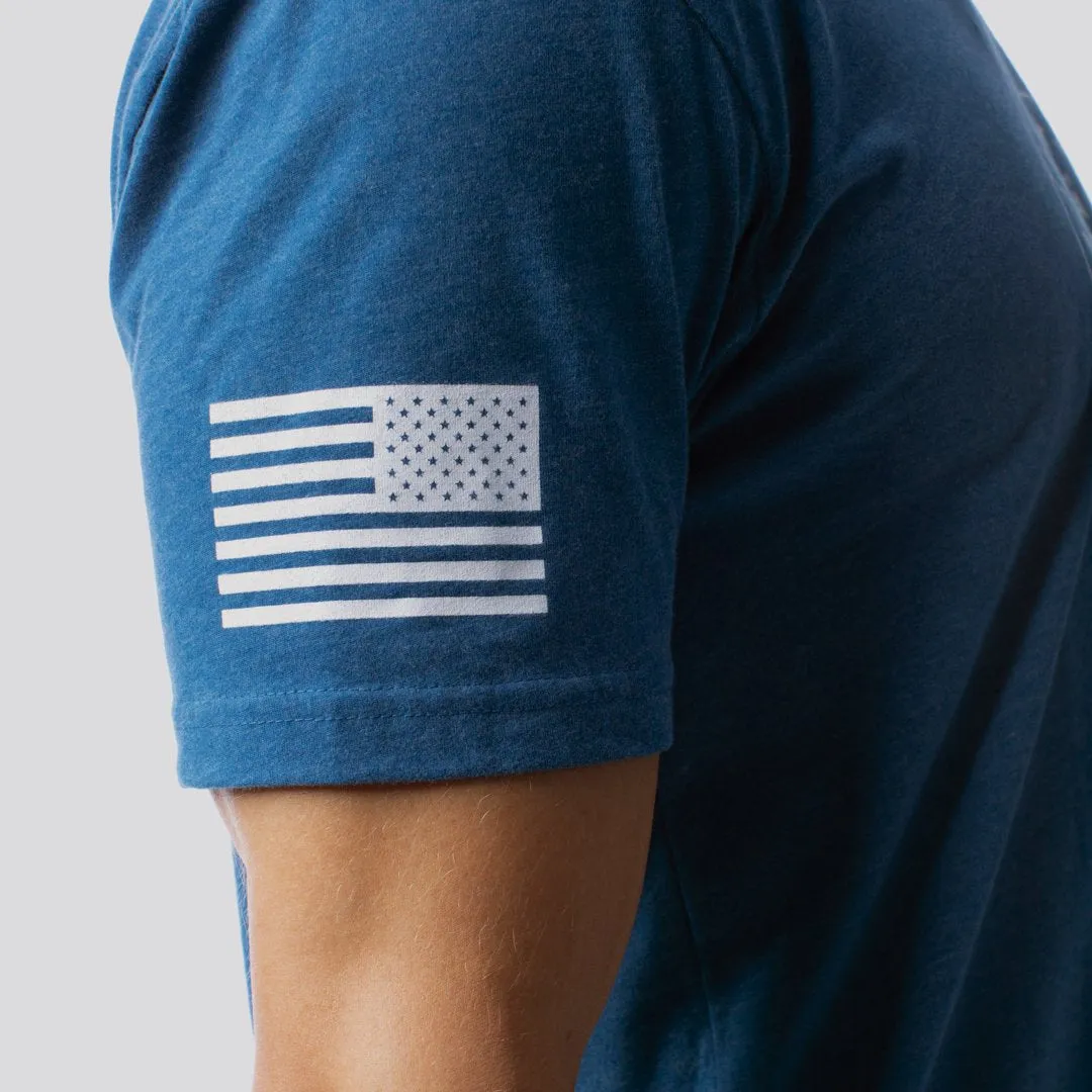 Athlete Driven T-Shirt (Heather Cool Blue)