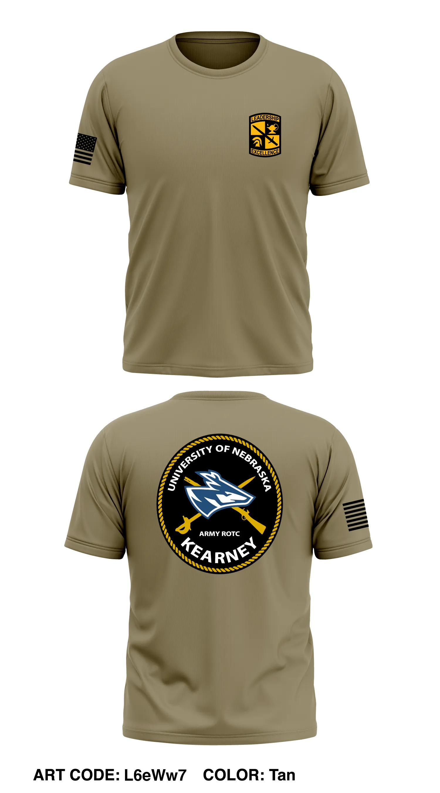 B Co UNK ROTC Store 1 Core Men's SS Performance Tee - L6eWw7