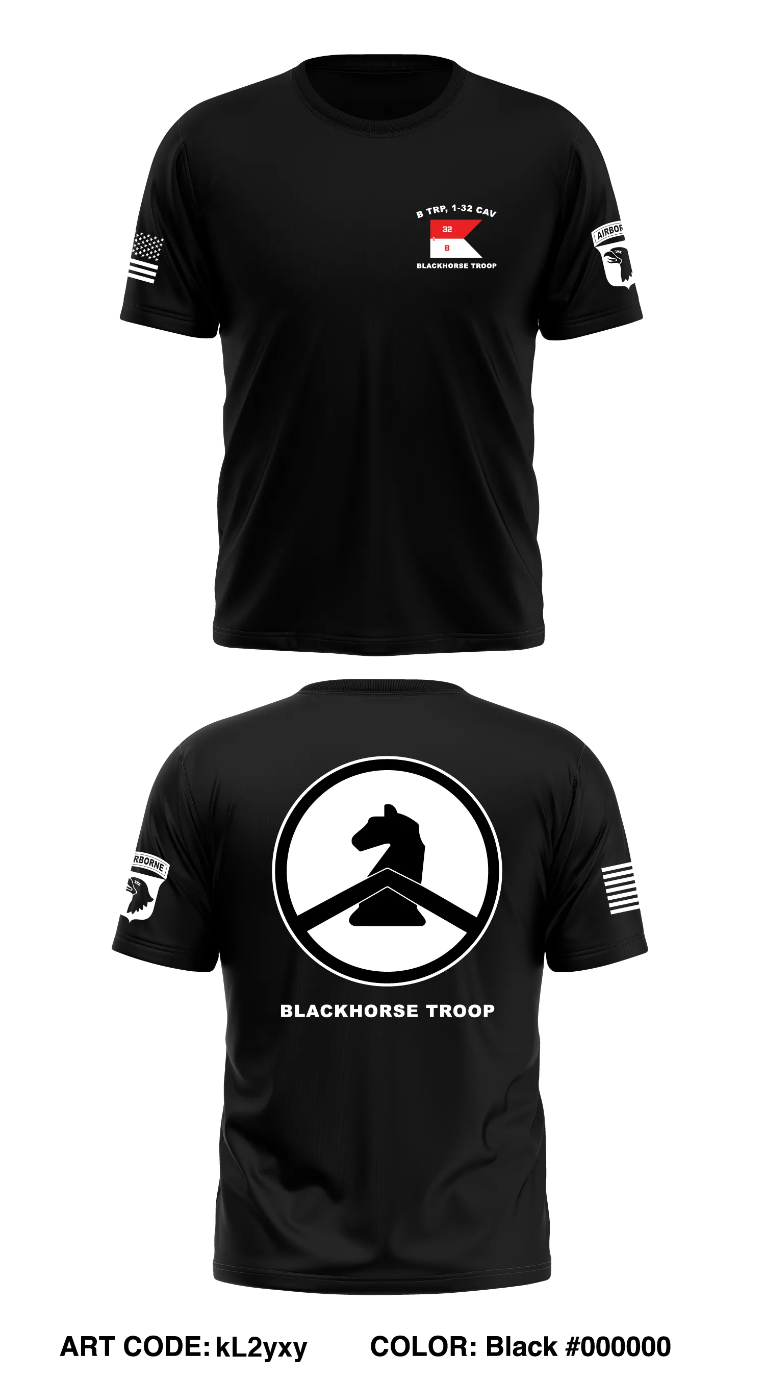 B TRP, 1-32 CAV Core Men's SS Performance Tee - kL2yxy