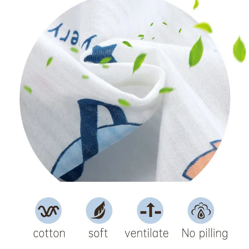 Baby Children Clothes  Set Cute Cartoon Short Sleeve Home Pajama Set Sleepwear Soft Breathable