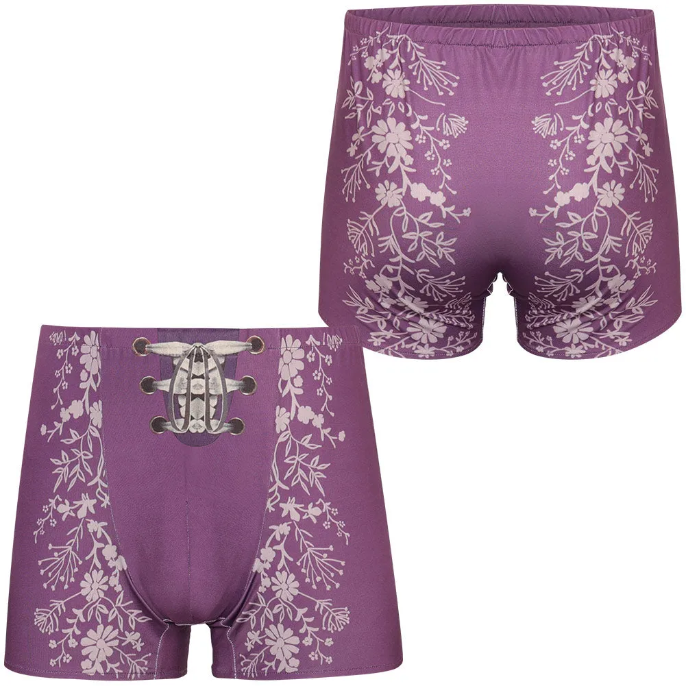 Baldur's Gate 3 Game Gale Purple Underpants Cosplay Costume Outfits Halloween Carnival Suit