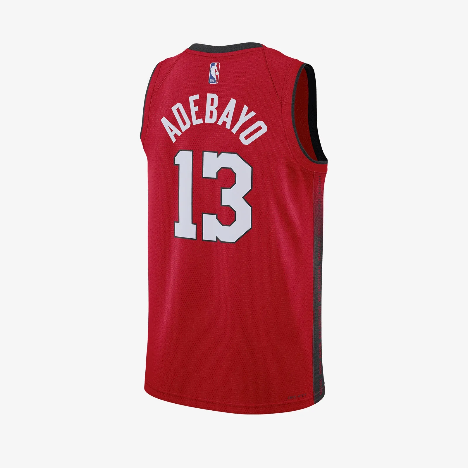 Bam Adebayo Miami Heat 2024/25 City Edition Swingman Jersey - Red