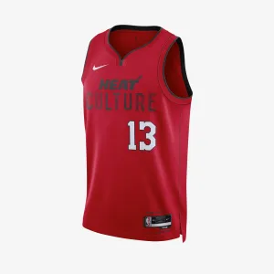Bam Adebayo Miami Heat 2024/25 City Edition Swingman Jersey - Red