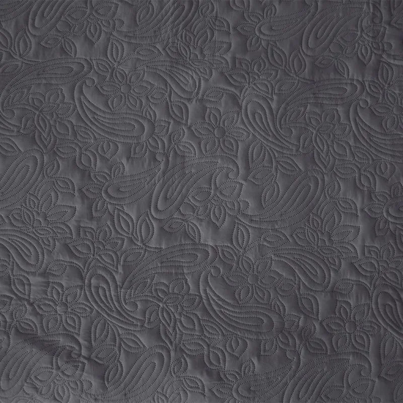 Bambury Paisley Coverlet Set - Charcoal