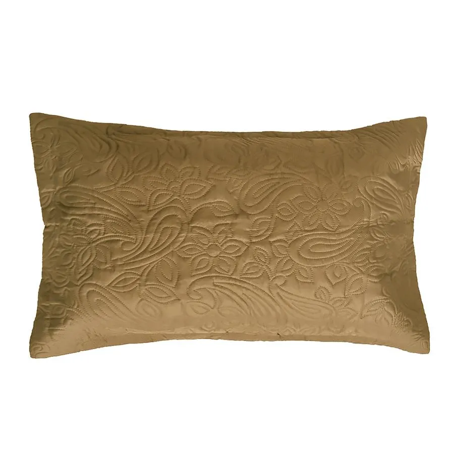 Bambury Paisley Coverlet Set - Honey