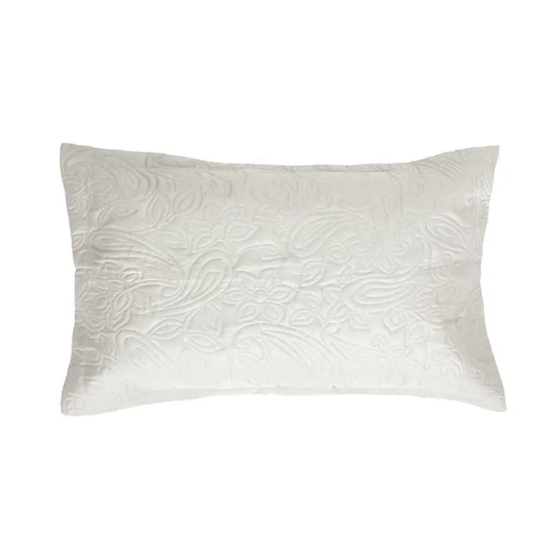 Bambury Paisley Coverlet Set - Ivory