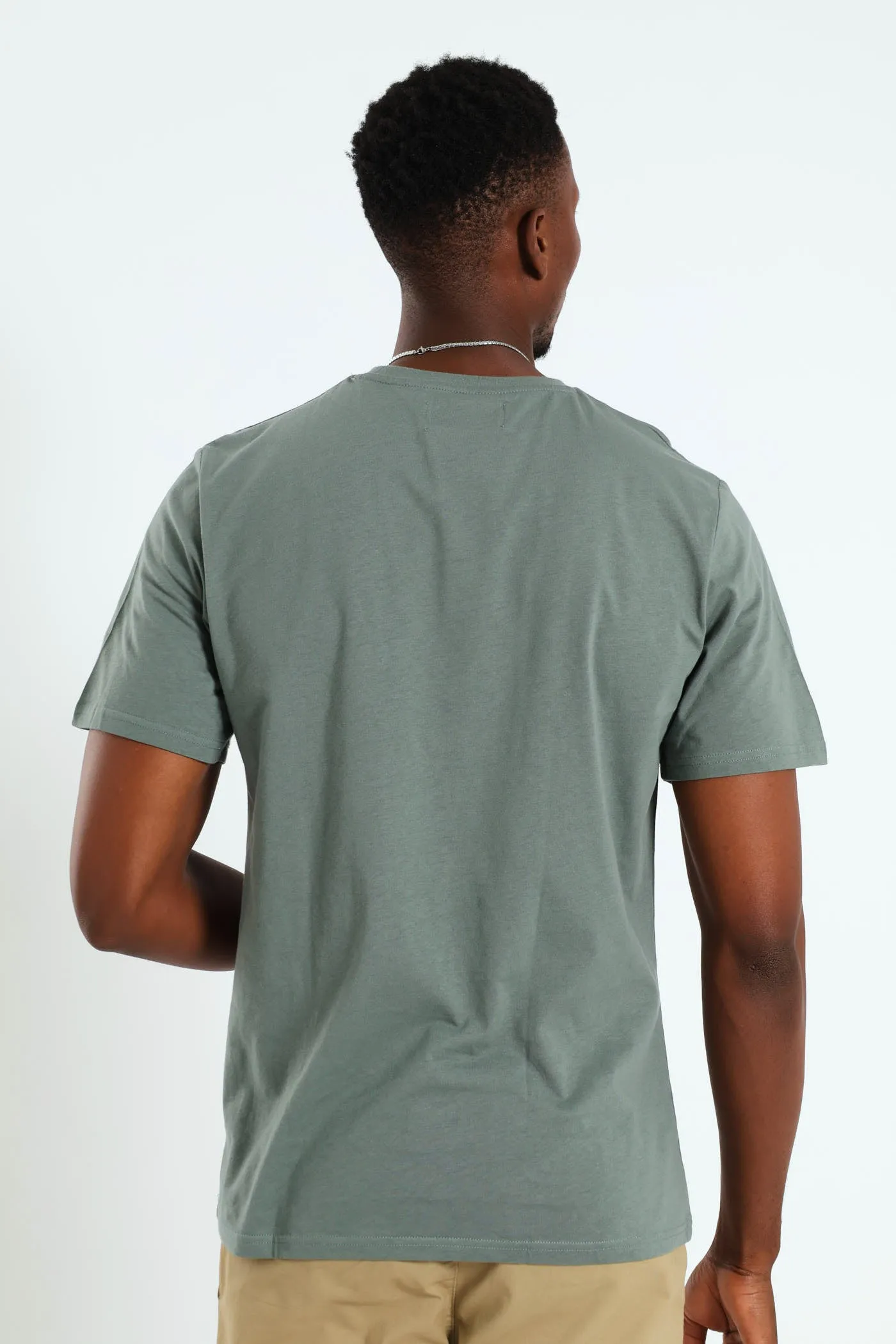 Basic Crew T-Shirt - Forest Green
