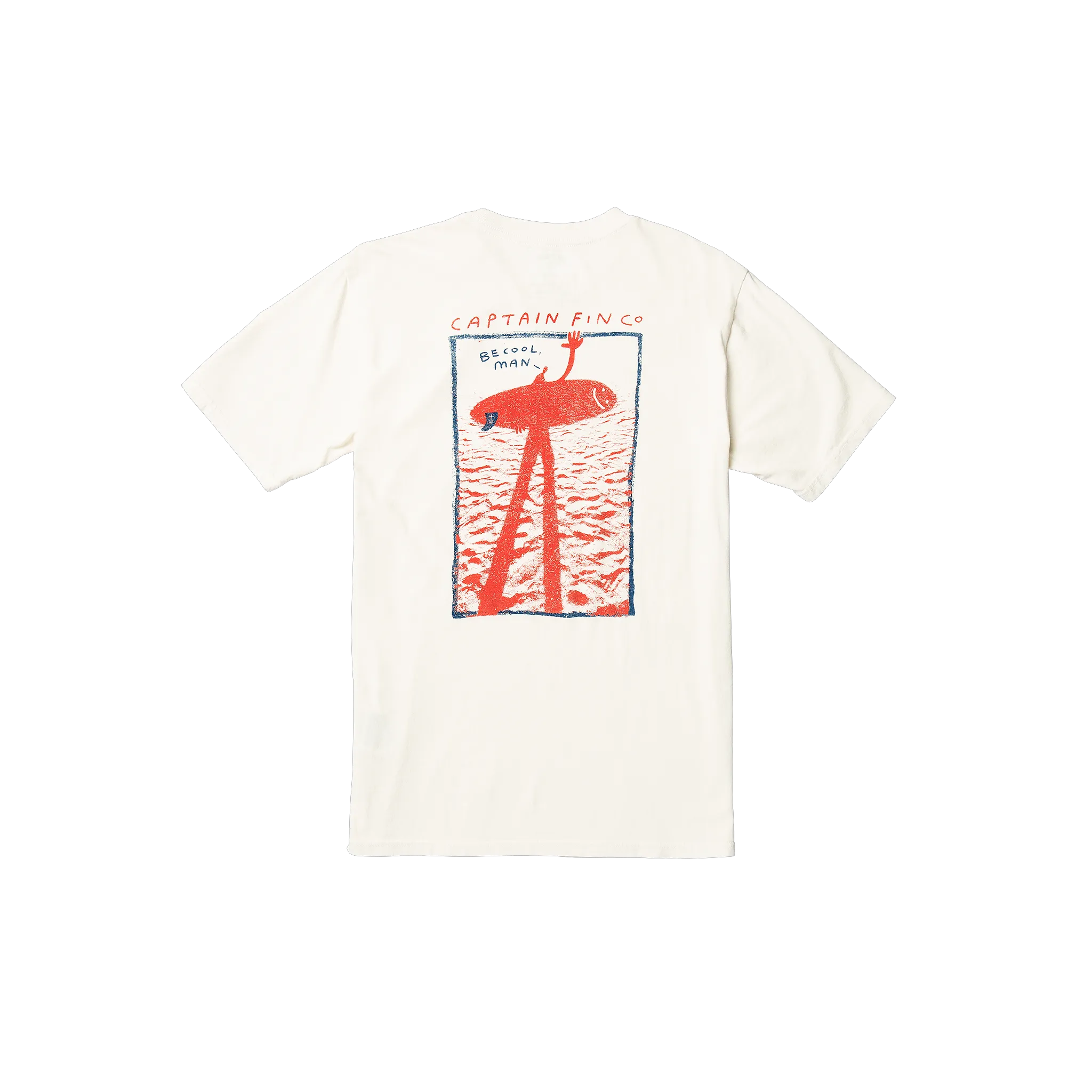 Be Cool Man Short Sleeve Tee - Vintage White