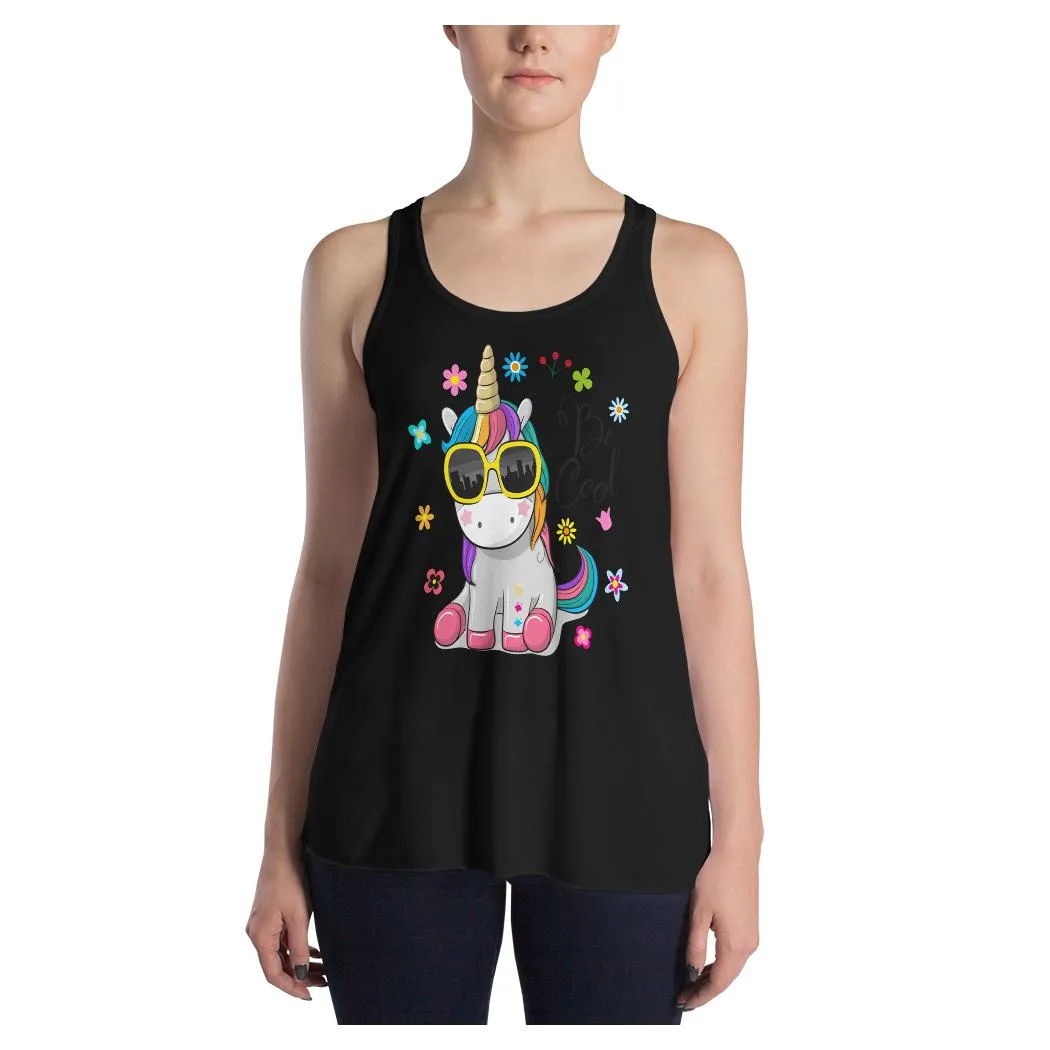Be Cool Unicorn Racerback Tank