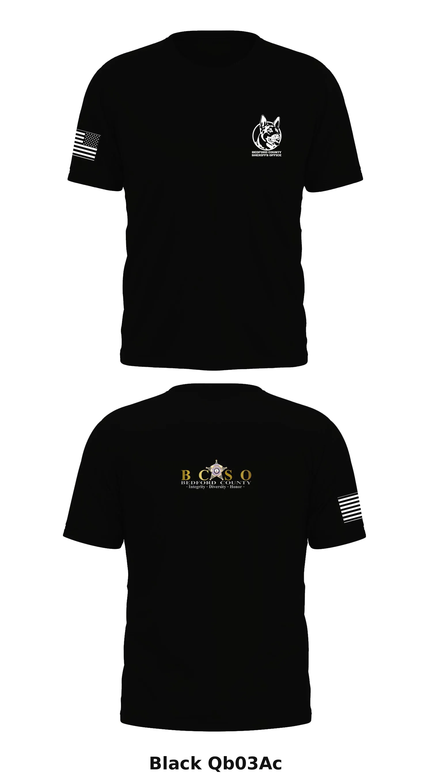Bedford County Sheriffs Office  Store 1 Core Men's SS Performance Tee - Qb03Ac