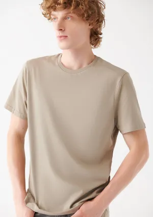 Beige Basic T-Shirt