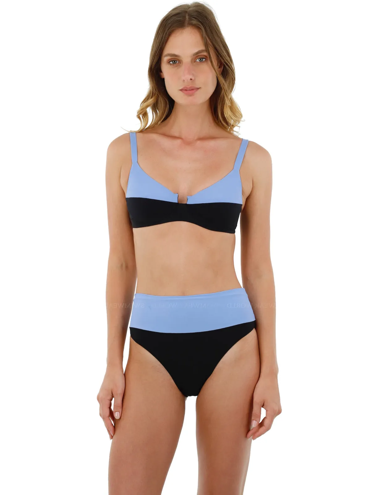 Black Vista Blue Crown-Black Vista Blue Hella Cool Bikini ::RET