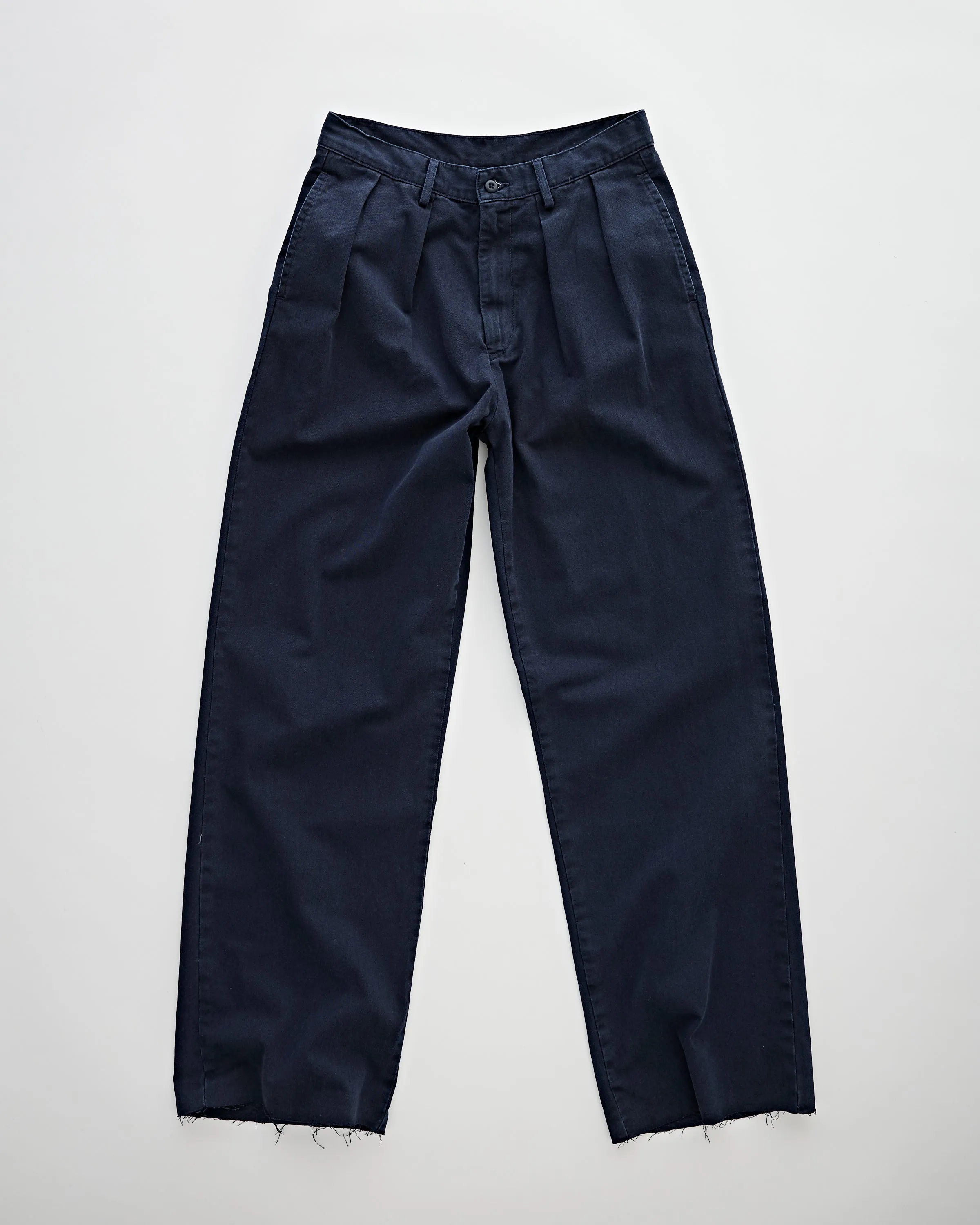 Blair Double Pleated Pant Navy