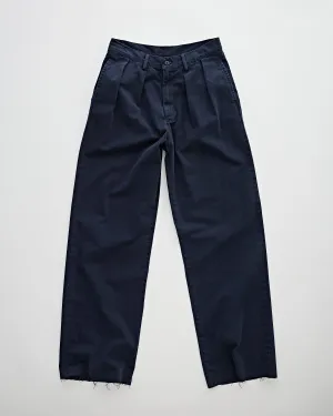 Blair Double Pleated Pant Navy
